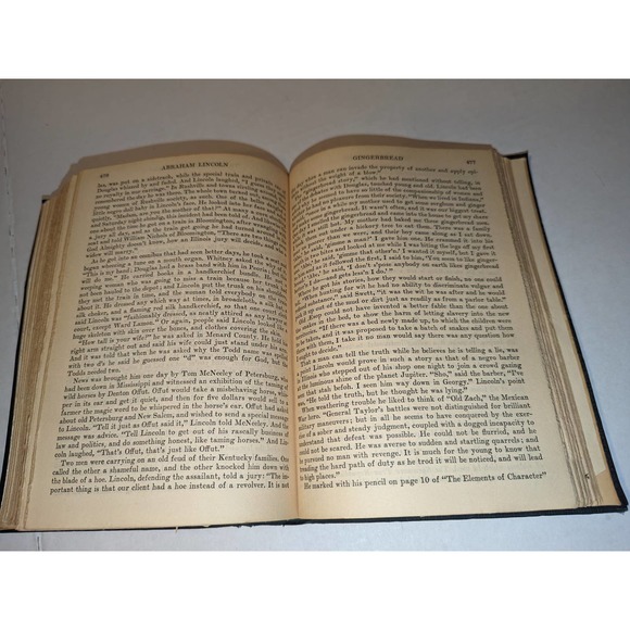 Vintage Antique 1926 Abraham Lincoln The Prairie Years Blue Ribbon Books 1st Ed - Picture 10 of 11